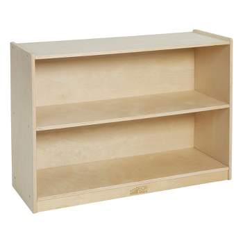 ECR4Kids 2-Shelf Mobile Storage Cabinet, Classroom Furniture