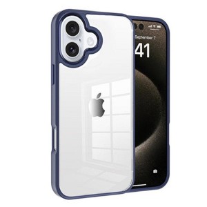 Entronix Case Compatible with iPhone 17 - [Clear Back] Impact Chrome Frame - 1 of 4
