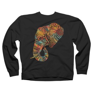 Adult Design By Humans Elephant (Majestic) By kase Sweatshirt - 1 of 3