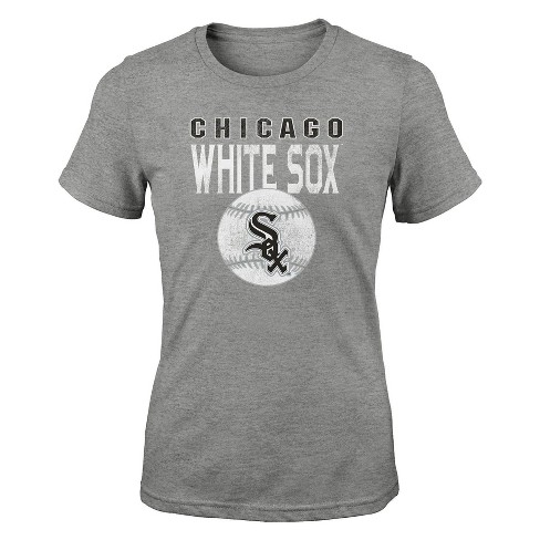 MLB Chicago White Sox Girls' Crew Neck T-Shirt - M