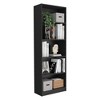 NicBex Bookcases for Home Office 3 Piece Bookcase Set 67" Wide Storage Bookshelf with 11 Shelves and 2 Double-Door Cabinet - 3 of 4
