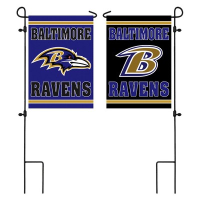 Embossed Suede, Baltimore Ravens Double Sided Indoor Outdoor Decor 18" x 12.5"