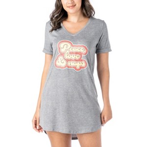 Hello Mello Women’s Let Me Sleep Lounge Sleep Shirt - 1 of 3