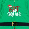  Holiday Christmas Elf Fleece Zip Up Pajama Coverall Toddler  - 3 of 4