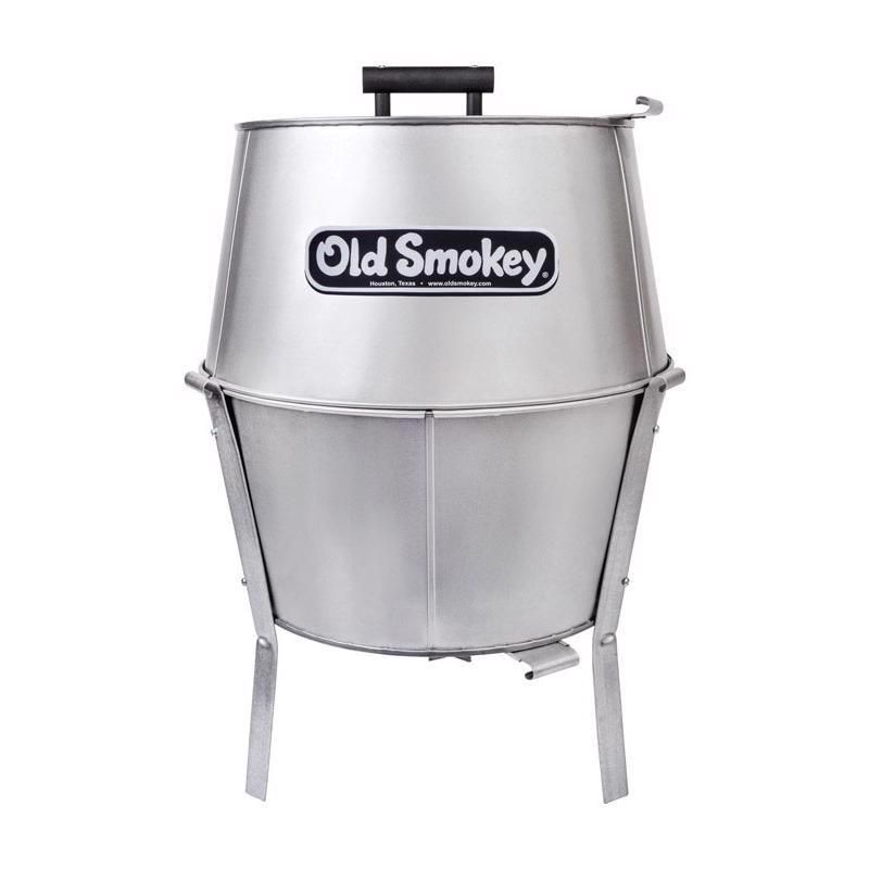 Old Smokey Products 17 in. Charcoal Grill Silver, 1 of 2