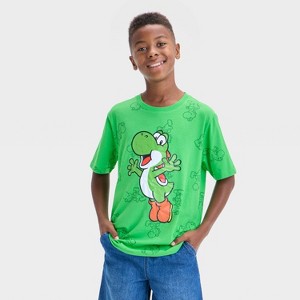 Boys' Yoshi St Patrick's Day T-Shirt - Green - 1 of 4