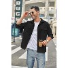 COOFANDY Mens Casual Shirt Jackets Cotton Linen Work Shacket Button Down Overshirt with Pockets - 4 of 4