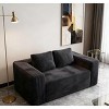 Kumasinova Cloud Loveseat Sofa Couch in a Box,Boneless Corduroy Couch with Memory Foam,Compressed No Assembly Small Couch for Apartment,Living Room - 2 of 4