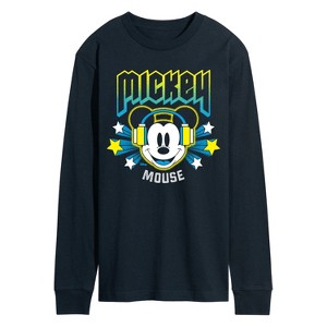 Men's - Disney - Mickey Band Tour Long Sleeve Graphic T-Shirt - 1 of 3