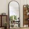 BEAUTYPEAK 71"x26" Arched Full Length Mirror with Stand, Wall Mounted Floor Mirror or Leaning Mirror for Bedroom or Living Room - 3 of 4