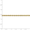 Black Bow Jewelry 2.8mm Rope Chain Bracelet in 14k Yellow Gold, 7 Inch - image 4 of 4