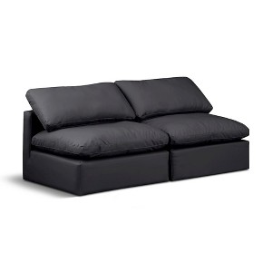 Meridian Furniture,Indulge Vegan Leather Modular Sofa - 1 of 4
