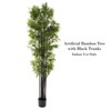Pure Garden 6-Foot Tall Potted Artificial Bamboo Tree with Adjustable Leaves - 4 of 4