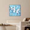 Art Remedy Textured Blue Butterflies Butterfly Wall Art Framed - 2 of 4