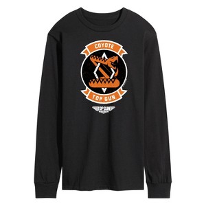Men's - Top Gun: Maverick - Coyote Badge Long Sleeve Graphic T-Shirt - 1 of 4
