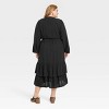 Women's Long Sleeve Wrap Dress - Knox Rose™ - image 2 of 3