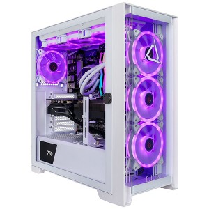 CLX SET Gaming PC - AMD Ryzen 9 9900X 4.4GHz 12-Core Processor, 32GB DDR5 Memory, GeForce RTX 5070 Ti 16GB Graphics, 2TB SSD, WiFi, Windows 11 Home - 1 of 4
