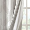 PAGED Knitted Jacquard Total Blackout Curtain for Bedroom,Window Curtain Panel with Grommet Top,Living Room Curtains Machine Washable - 4 of 4