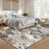 Machine Washable Area Rugs for Living Room, Modern Abstract Bedroom Rug, Low Pile Non-Slip Carpet - 2 of 4
