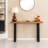 MH London Mila 30" Solid Wood Console Table with Rectangle Top - 4 of 4