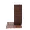 Gulches Plastic Interlocking Decking Tiles, 44 Packs, 12"x12"x0.8", Waterproof Brown, All-Weather for Backyard Pool Terrace - 3 of 4