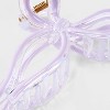 Bow Hair Claw Clip - Wild Fable™ Lavender - 2 of 2