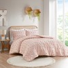 Gracie Mills Eloise Clip Jacquard Duvet Cover Set - Full/Queen - Blue - 2 of 4