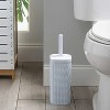 LunaLulinlk 2-Pack White Toilet Brush Set - 2 of 4