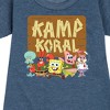 - SpongeBob SquarePants - Kamp Koral Kamp Koral Group Graphic Short Sleeve Fleece Dress - 2 of 4
