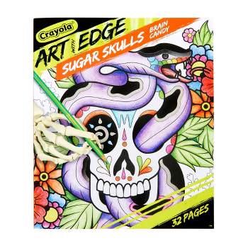 Crayola Art with Edge Sugar Skulls Coloring Book