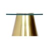 Meridian Furniture,Glassimo Brushed Gold Coffee Table - 4 of 4
