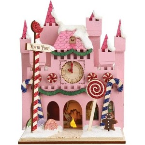 Old World Christmas Ginger Cottage Wooden Ornament for Christmas Tree, Santa's Magic Castle - 1 of 4