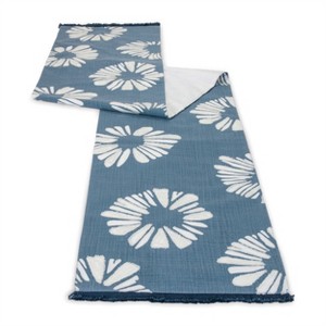 Modern Floral Table Runner 72"L - 1 of 2