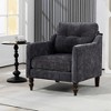 TOAOTBNBO Multi-Layered Cushioning Accent Chair, Ergonomic Wide Backrest Armchair with Soft Padded Seat Mid-Century Single Sofa Chair for Office - 4 of 4