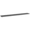vidaXL Bookshelf Boards 4 pcs High Gloss Gray 31.5"x3.9"x0.6" Engineered Wood - 2 of 4