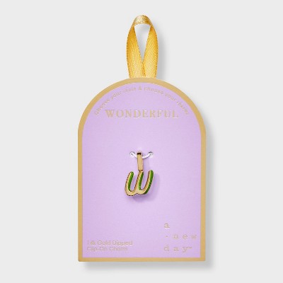 14K Gold Dipped Lower Case Letter Charm - A New Day™ Gold