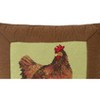 C&F Home 16" x 16" Black Eye Rooster Needlepoint Pillow - 2 of 4