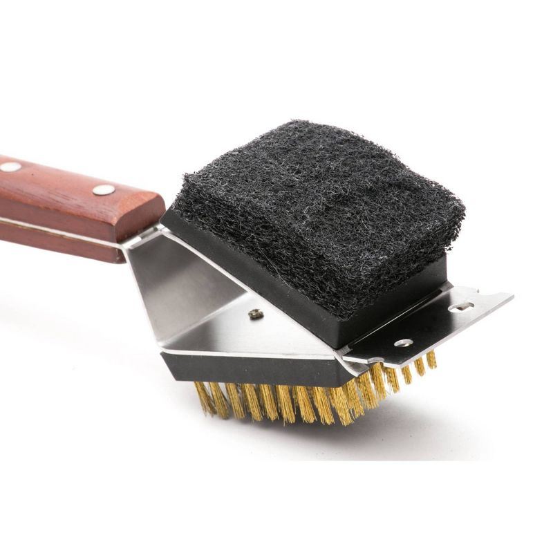 Rosewood 3-in-1 Grill Brush - Outset, 3 of 13