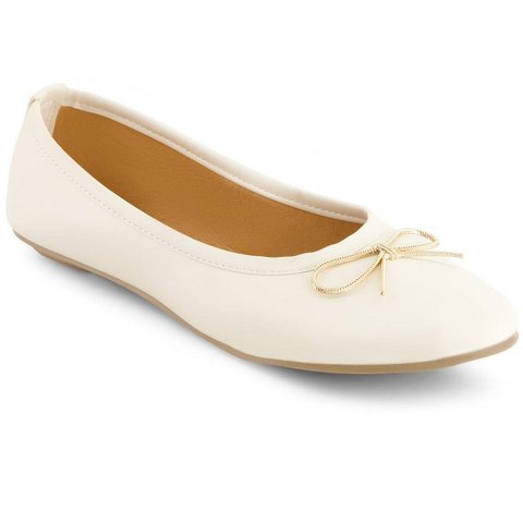 Обувь Andrea Women's Pointed Toe Ballerinas 90607 Beige 7