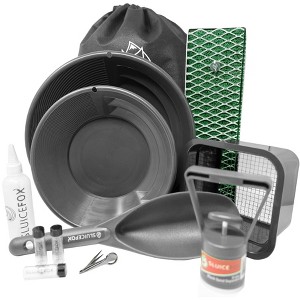 All-in-One Gold Panning Kit with Portable Sluice – Featuring Miners Moss, Gold Trap Mat and Classifier for Streamlined Gold Prospecting - 1 of 4