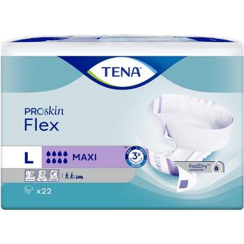 Tena 72633 ProSkin Plus Protective Underwear Large Unisex Plus Absorbency  White Bag/18