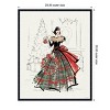 Amanti Art 23"x28" Holiday Fashionistas V by Anne Tavoletti Framed Canvas Wall Art Print - 4 of 4