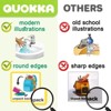 QUOKKA 95 Reward Chore Chart Cards for Kids - Toys for Autistic Children Age 5-7 ADHD Tools - Behavior Visual Schedule for Toddler at Home - 4 of 4