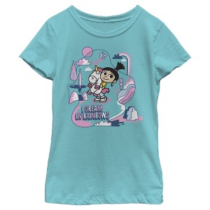 Girl's Despicable Me Minions Dream In Rainbows T-Shirt - 1 of 3