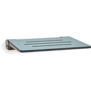 Seachrome 18 inch Silhouette SlimLine Folding Wall Mount Shower Bench Seat - 1 of 1
