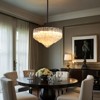 CityFurn 6-Light Modern Tiered Chandelier with Glass Shades - 4 of 4