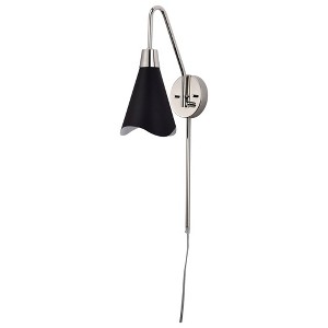 Nuvo Lighting Tango 1 - Light Sconce in  Matte Black/Polished nickel - 1 of 1