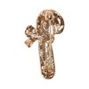 Unique Bargains Christmas Brooches YNCP4324 Stocking Alloy Dripping Wax Multicolor 0.87"x1.46" 1 Pc - 4 of 4
