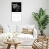 2026 Square Wall Calendar, Wild Portraits, 16-Month Black & White Photos with 180 Reminder Stickers (12x12 In) - 2 of 4