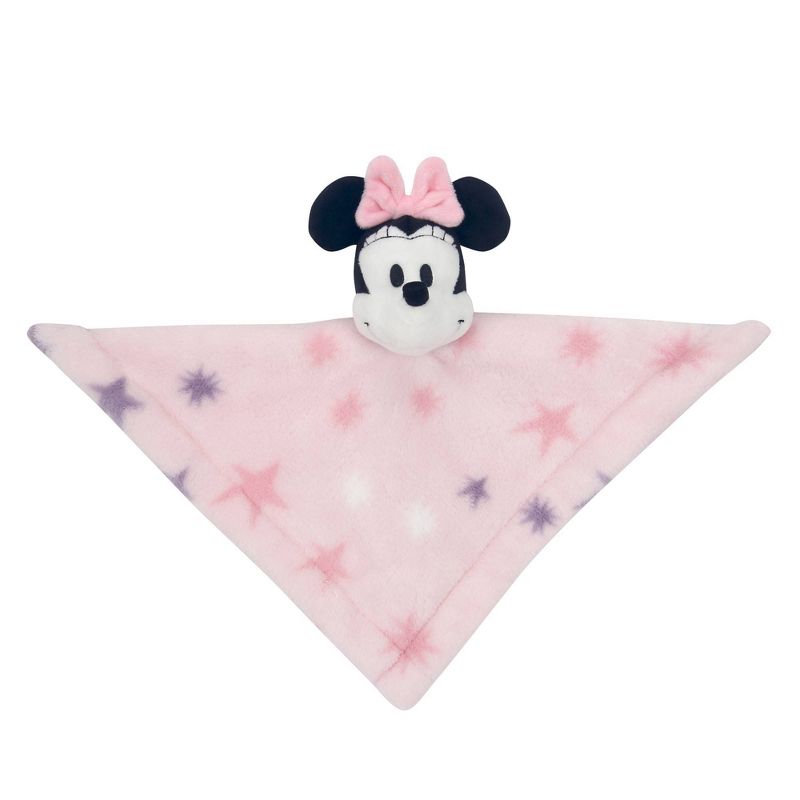 Lambs &#38; Ivy Disney Baby Minnie Mouse Plush Security Blanket - Pink, 3 of 5